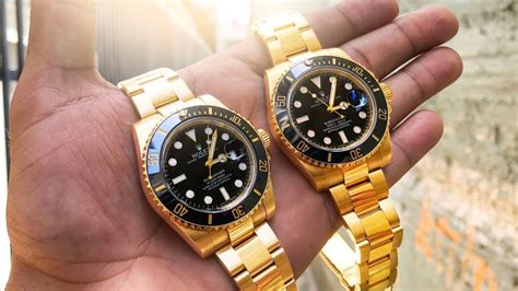 fake rolex gold red face|perfect rolex vs real.